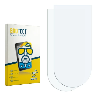Front side of a product packaging with the brand logo BROTECT. Next to it is the corresponding screen protector.