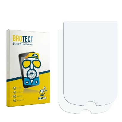 Front side of a product packaging with the brand logo BROTECT. Next to it is the corresponding screen protector.