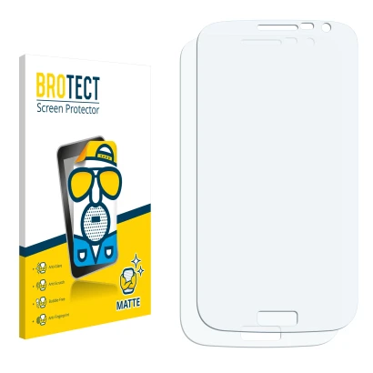 Front side of a product packaging with the brand logo BROTECT. Next to it is the corresponding screen protector.