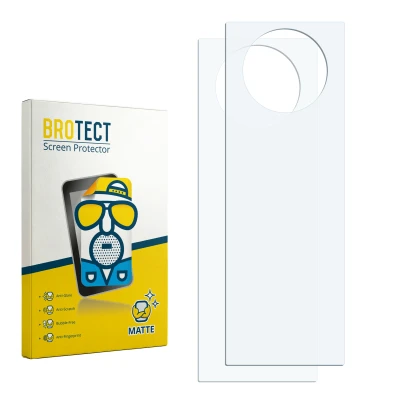 Front side of a product packaging with the brand logo BROTECT. Next to it is the corresponding screen protector.