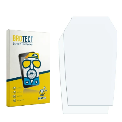 Front side of a product packaging with the brand logo BROTECT. Next to it is the corresponding screen protector.
