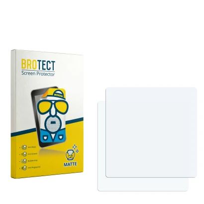 Front side of a product packaging with the brand logo BROTECT. Next to it is the corresponding screen protector.