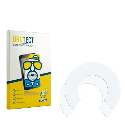 Front side of a product packaging with the brand logo BROTECT. Next to it is the corresponding screen protector.