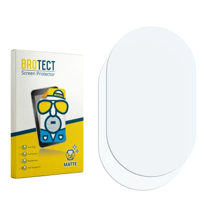 Front side of a product packaging with the brand logo BROTECT. Next to it is the corresponding screen protector.