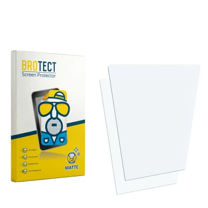 Front side of a product packaging with the brand logo BROTECT. Next to it is the corresponding screen protector.