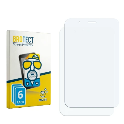 Front side of a product packaging with the brand logo BROTECT. Next to it is the corresponding screen protector.