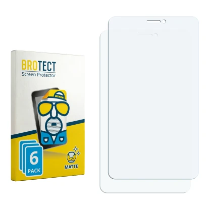 Front side of a product packaging with the brand logo BROTECT. Next to it is the corresponding screen protector.