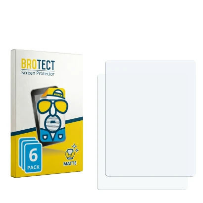 Front side of a product packaging with the brand logo BROTECT. Next to it is the corresponding screen protector.