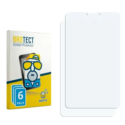 Front side of a product packaging with the brand logo BROTECT. Next to it is the corresponding screen protector.