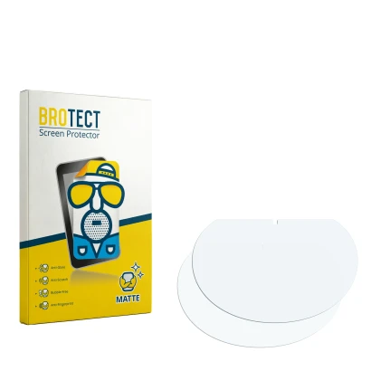 Front side of a product packaging with the brand logo BROTECT. Next to it is the corresponding screen protector.