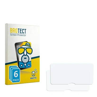 Front side of a product packaging with the brand logo BROTECT. Next to it is the corresponding screen protector.