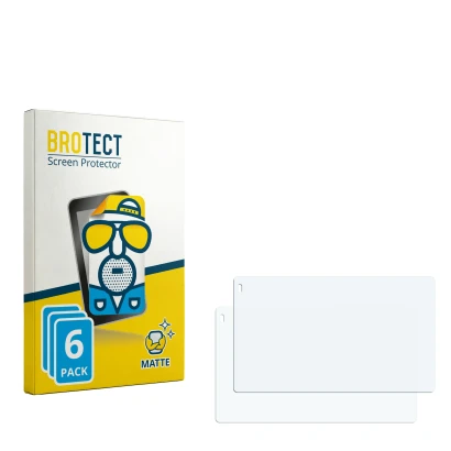 Front side of a product packaging with the brand logo BROTECT. Next to it is the corresponding screen protector.