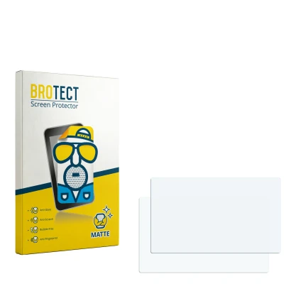 Front side of a product packaging with the brand logo BROTECT. Next to it is the corresponding screen protector.