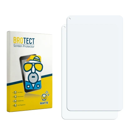 Front side of a product packaging with the brand logo BROTECT. Next to it is the corresponding screen protector.
