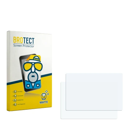 Front side of a product packaging with the brand logo BROTECT. Next to it is the corresponding screen protector.