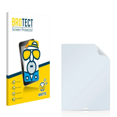 Front side of a product packaging with the brand logo BROTECT. Next to it is the corresponding screen protector.
