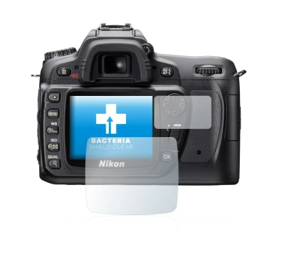 Image of the device Nikon D80 with a wide variety of screen protectors.