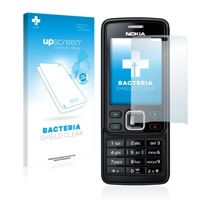 Front side of a product packaging with the brand logo upscreen. Next to it is the device Nokia 6300 2007 shown with the corres