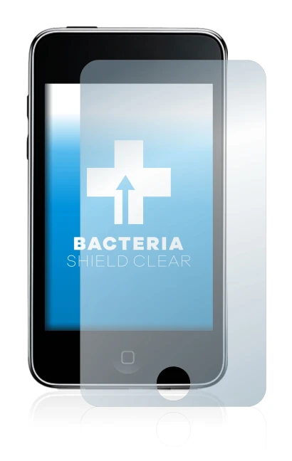 Image of the device Apple iPod Touch (2nd Gen.) with a wide variety of screen protectors.