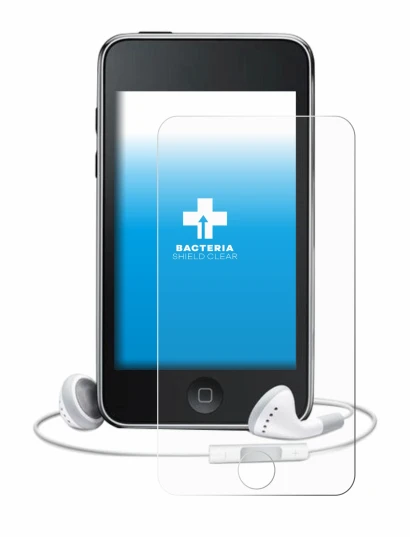 Image of the device Apple iPod Touch (3rd Gen.) with a wide variety of screen protectors.