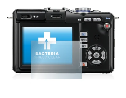 Image of the device Olympus PEN E-PL1 with a wide variety of screen protectors.
