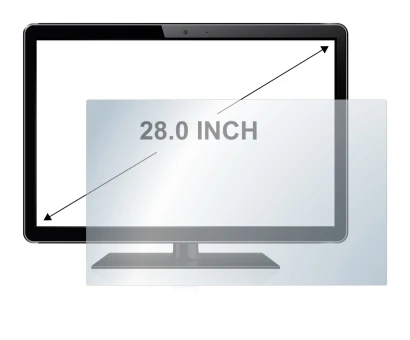 Image of the device with a wide variety of screen protectors.