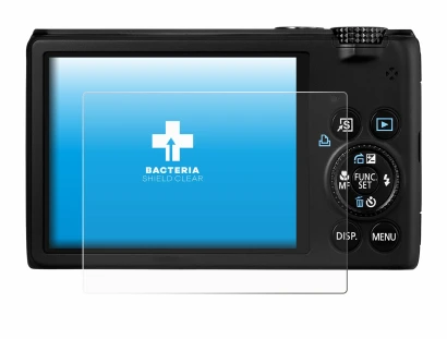 Image of the device Canon PowerShot S95 with a wide variety of screen protectors.