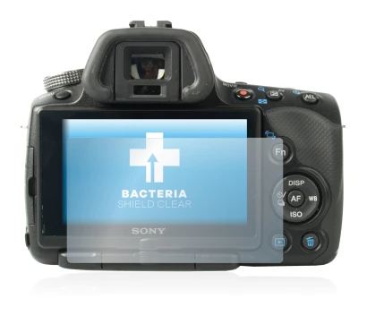 Image of the device Sony Alpha 55 (SLT-A55V) with a wide variety of screen protectors.