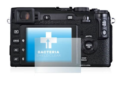Image of the device Fujifilm X-E1 with a wide variety of screen protectors.
