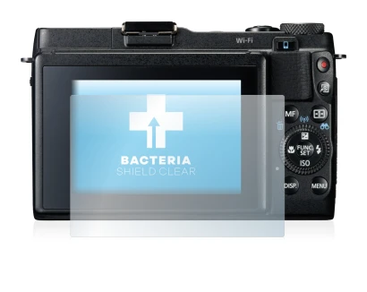 Image of the device Canon PowerShot G1 X Mark II with a wide variety of screen protectors.