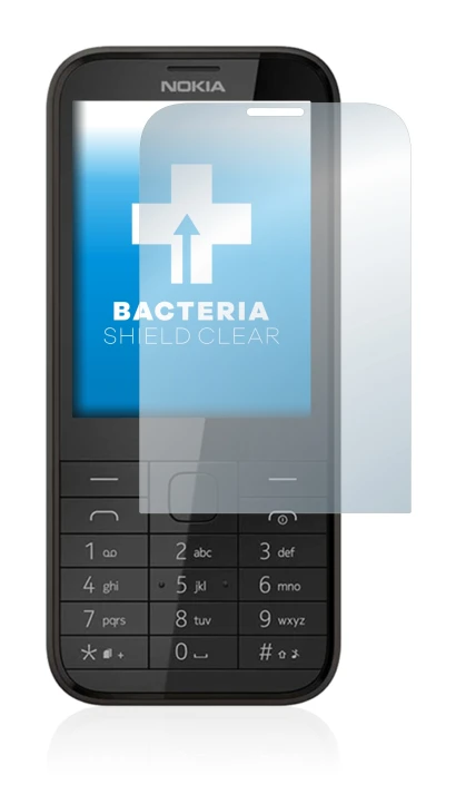 Image of the device Nokia 225 with a wide variety of screen protectors.
