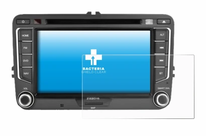 Image of the device Zenec E>Go 7" with a wide variety of screen protectors.