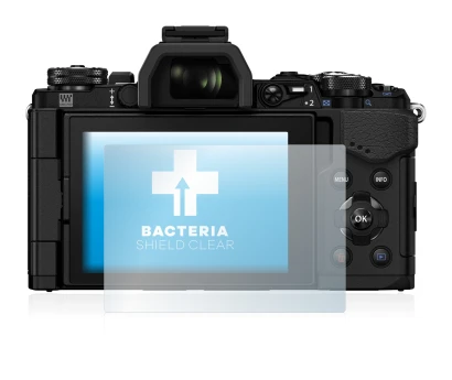 Image of the device Olympus OM-D E-M5 Mark II with a wide variety of screen protectors.