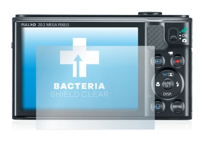 Image of the device Canon PowerShot SX610 HS with a wide variety of screen protectors.
