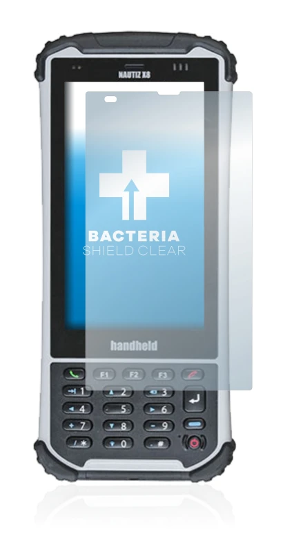 Image of the device Handheld Nautiz X8 with a wide variety of screen protectors.