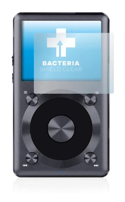 Image of the device FiiO X3 II with a wide variety of screen protectors.