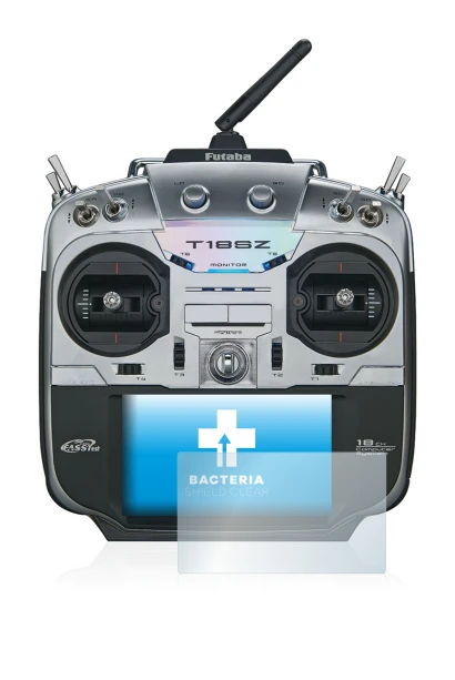 Image of the device Robbe Futaba T18SZ with a wide variety of screen protectors.