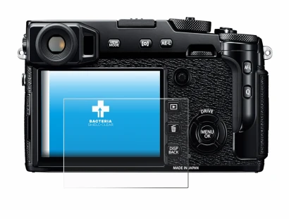 Image of the device Fujifilm X-Pro2 with a wide variety of screen protectors.