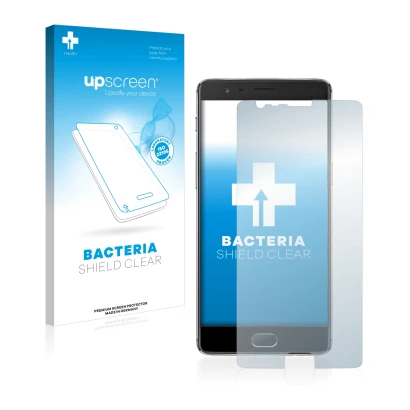 Front side of a product packaging with the brand logo upscreen. Next to it is the device OnePlus 3 shown with the correspondin