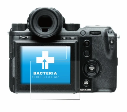 Image of the device Fujifilm GFX50S with a wide variety of screen protectors.