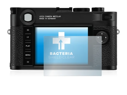 Image of the device Leica M10 with a wide variety of screen protectors.