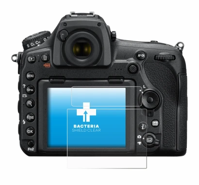 Image of the device Nikon D850 with a wide variety of screen protectors.