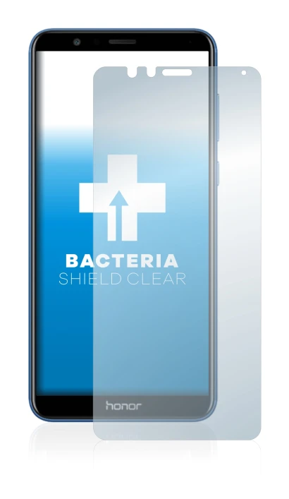 Image of the device Honor 7X with a wide variety of screen protectors.