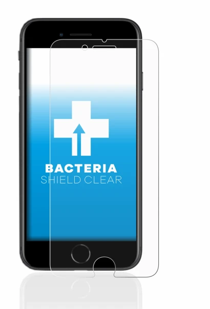 Image of the device Apple iPhone SE 2 2020 with a wide variety of screen protectors.