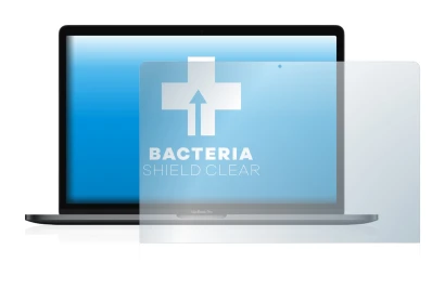 Image of the device Apple MacBook Pro 15" 2018 with a wide variety of screen protectors.