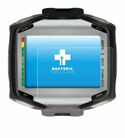 Image of the device Mares Quad with a wide variety of screen protectors.