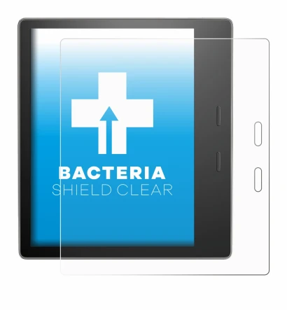 Image of the device Amazon Kindle Oasis 2019 (10th Gen.) with a wide variety of screen protectors.