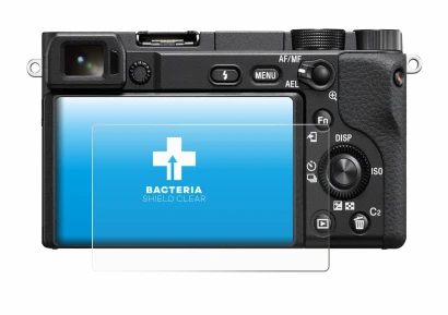 Image of the device Sony Alpha 6100 with a wide variety of screen protectors.