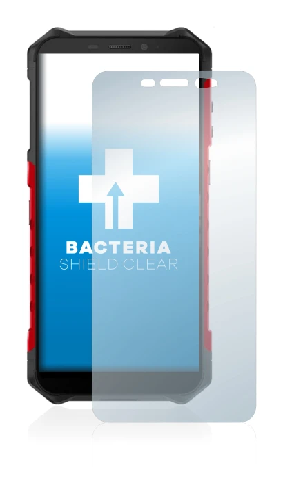Image of the device Ulefone Armor X5 with a wide variety of screen protectors.