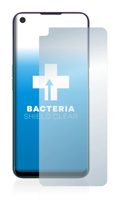 Image of the device Oppo A72 with a wide variety of screen protectors.